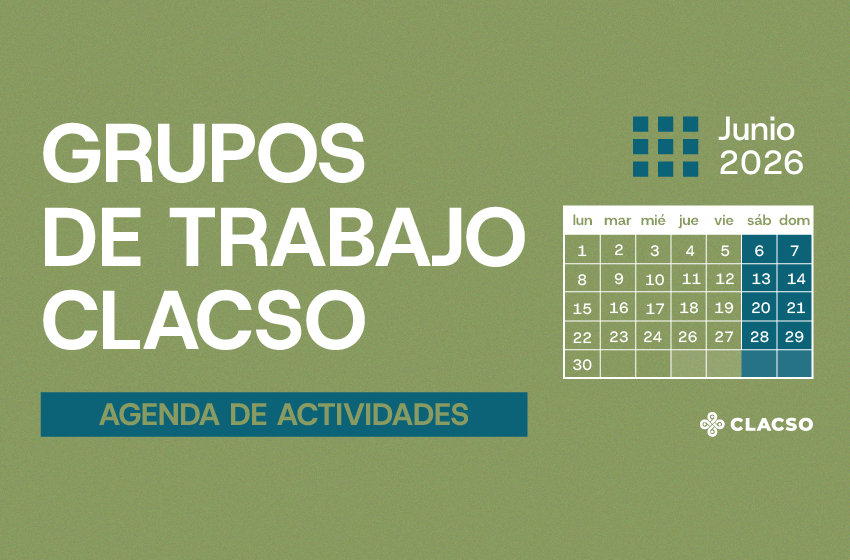  Agenda de Grupos de Trabajo – Junio 2026