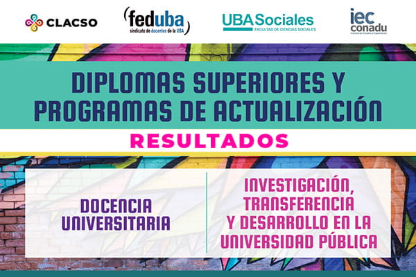  Postulantes seleccionados/as a las Diplomaturas FEDUBA 2019