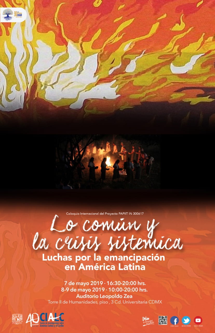  Coloquio «Lo común y la crisis sistémica. Luchas por la emancipación en América Latina»