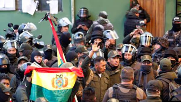  Rechazo al golpe en Bolivia