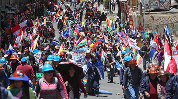  No al golpe en Bolivia