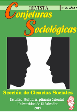  Revista Conjeturas Sociológicas N° 20