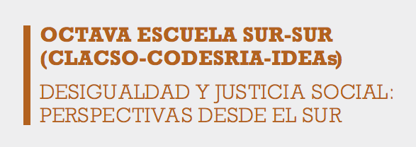  Escuela de Posgrado  VIII Escuela Sur-Sur  Programa de Cooperación Académica entre América Latina / África / Asia