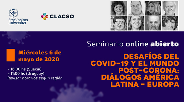  Desafíos del Covid-19 y el mundo post-corona: Diálogos América Latina – Europa