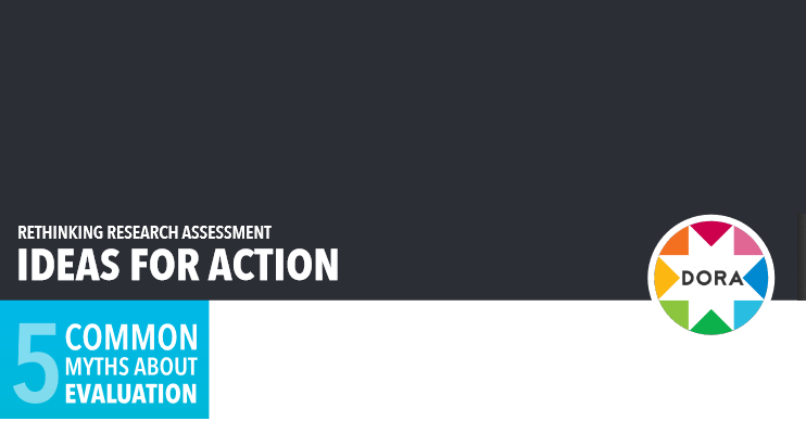  “Repensar la evaluación de la investigación. Ideas para la Acción” por DORA