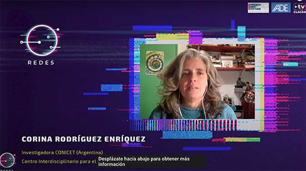  “La pandemia visibiliza el trabajo doméstico y de cuidado no remunerado en el interior de los hogares”