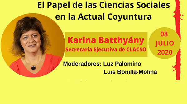  Papel de las Ciencias Sociales en la actual coyuntura