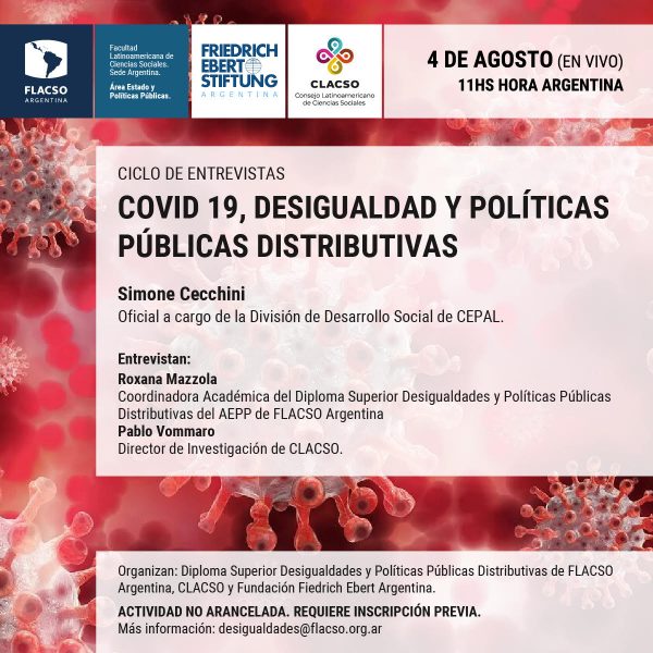  “La pandemia debe promover un nuevo pacto social”