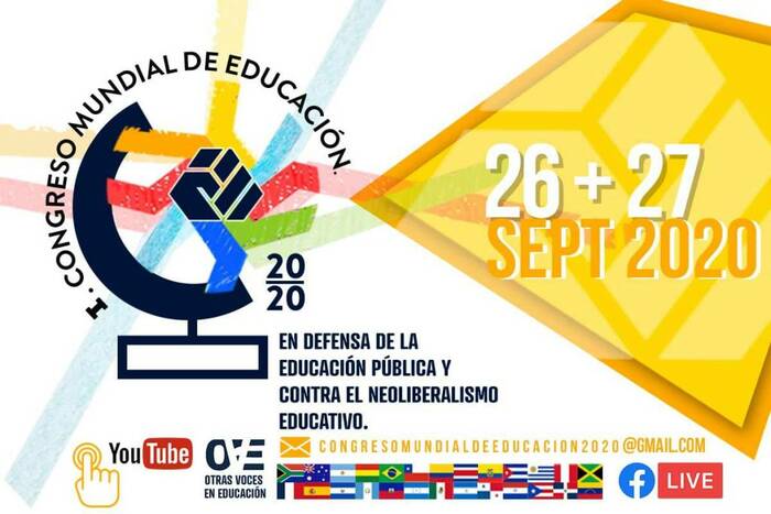  I Congreso Mundial de Educación 2020. En defensa de la educación pública y contra el neoliberalismo educativo