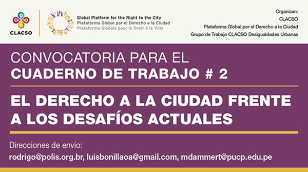  The right to the city in the face of current challenges