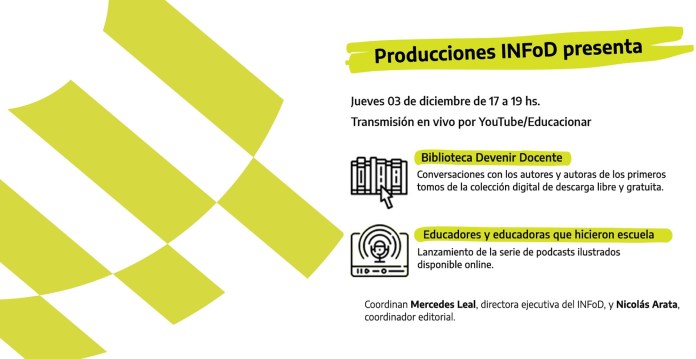  “El Infod presenta producciones digitales propias”