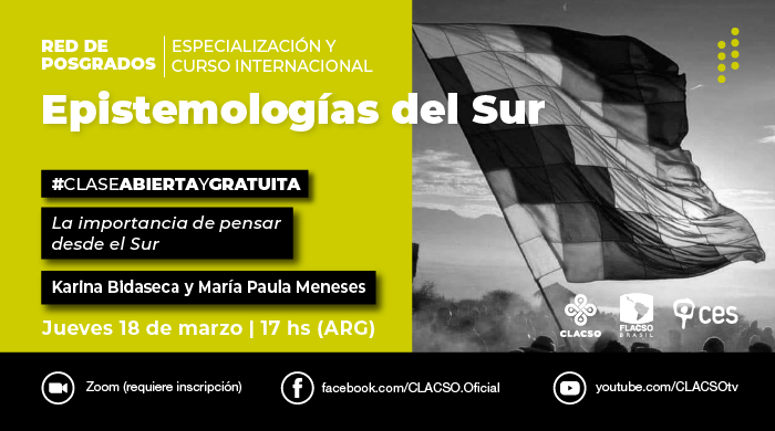  Clase abierta: La importancia de pensar desde el Sur