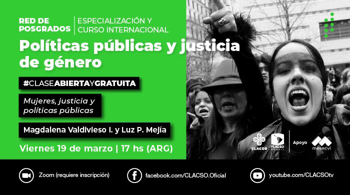  Clase abierta: Mujeres, Justicia y políticas públicas