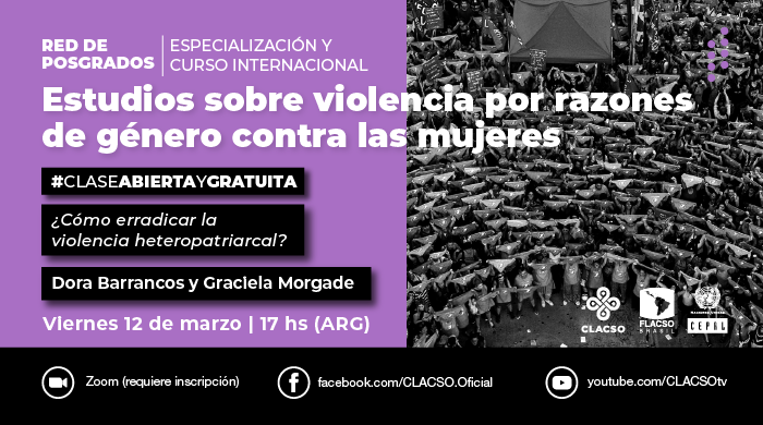  Clase abierta: ¿Cómo erradicar la violencia heteropatriarcal?
