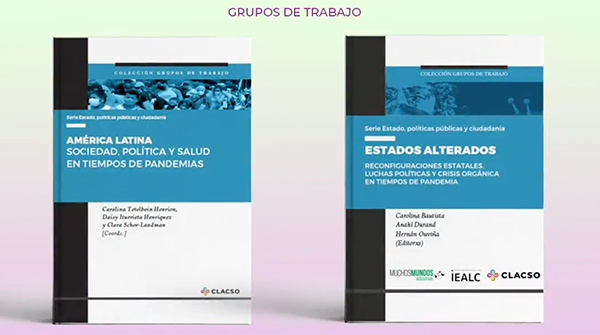  Nueve libros de la colección Grupos de Trabajo