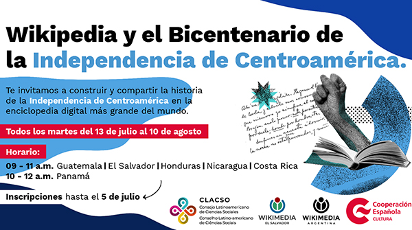  Wikipedia y el Bicentenario de la Independencia de Centroamérica