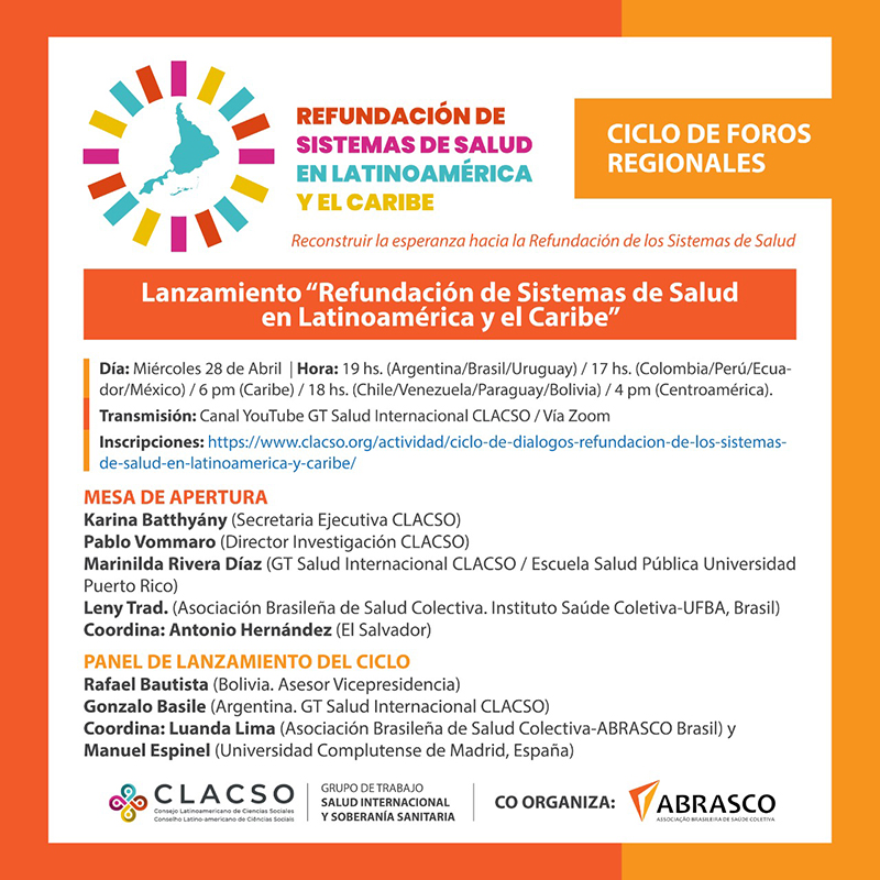  “Refundação de Sistemas de Saúde na América Latina e no Caribe em debate”