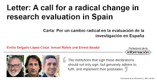  Mesa redonda: el cambio en la evaluación científica a debate, introducción a cargo de Ismael Ràfols