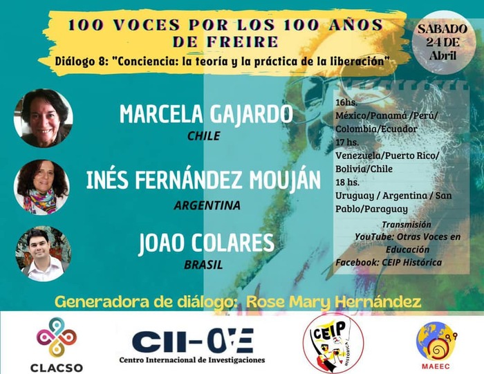  Cien voces por los 100 años de Paulo Freire. Diálogo 8: Teoría y Practica de Liberación