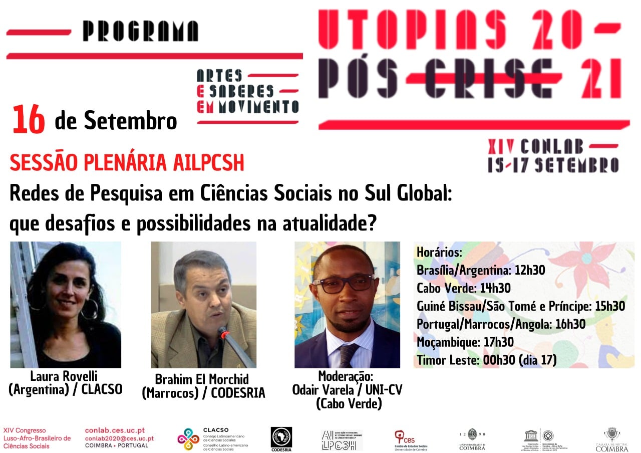  FOLEC participará en el XIV CONLAB e III Congreso da AILPcsh Redes de Pesquisa em Ciências Sociais no Sul global: que desafios e possibilidades na atualidade?