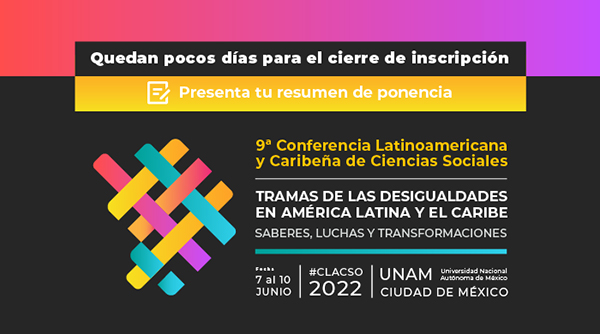  Últimos días para presentar ponencias en #CLACSO2022