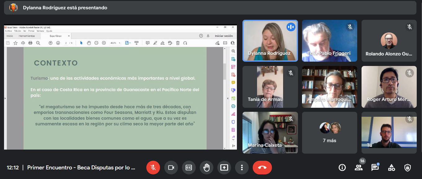  1er. encuentro: Beca de Investigación Bienestar social y disputas por lo publico y lo común en América Latina y el Caribe.