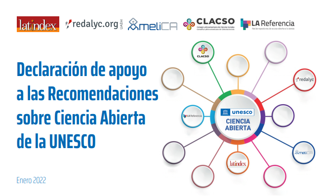  Declaración de apoyo a las Recomendaciones sobre Ciencia Abierta de la UNESCO