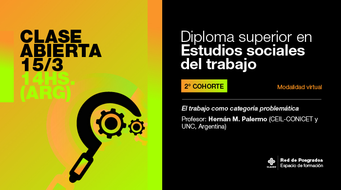 Clase abierta: El trabajo como categoría problemática