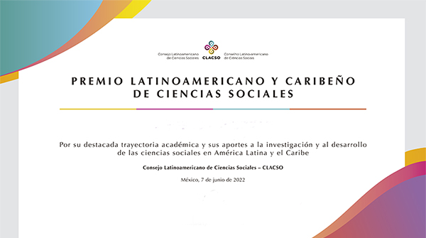  Reconocimiento a la trayectoria de Cientistas en #CLACSO2022