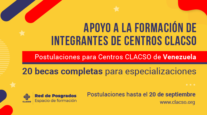  Apoyo a la formación de integrantes de Centros CLACSO Venezuela