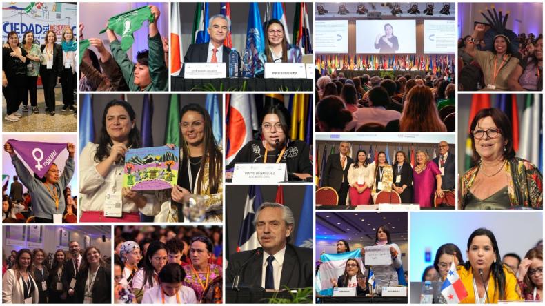  Ecos de la Conferencia Regional sobre la Mujer en Buenos Aires