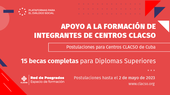  Apoyo a la formación de integrantes de Centros CLACSO Cuba