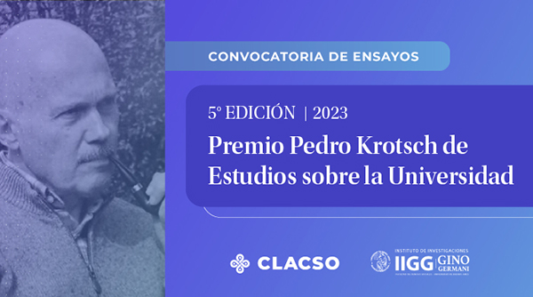  5° Edición del Premio Pedro Krotsch de Estudios sobre la Universidad