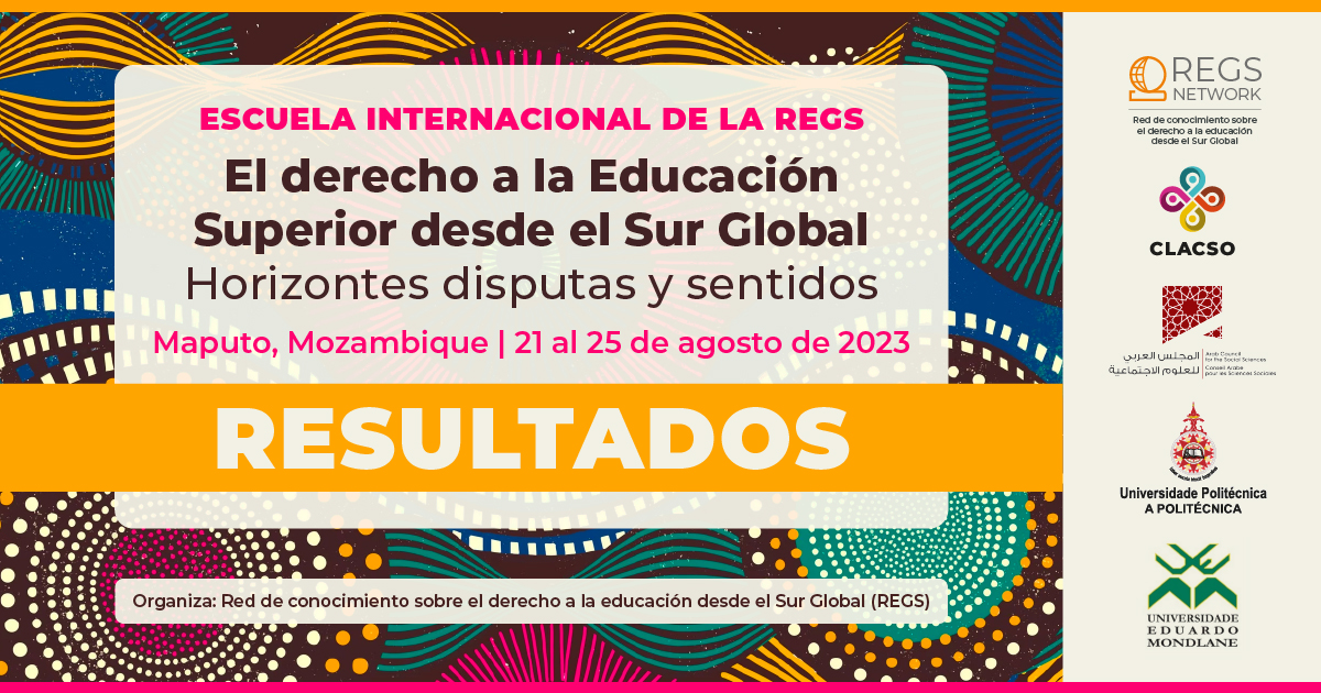  DICTAMEN – Escuela Internacional de la REGS: El derecho a la Educación Superior desde el Sur Global