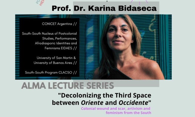  Participación en el evento «Lecture Decolonizing third space between Oriente and Occidente»