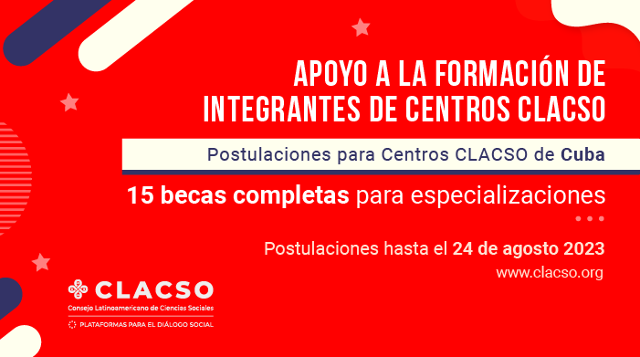  Apoyo a la formación de integrantes de Centros CLACSO Cuba