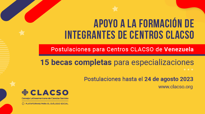  Apoyo a la formación de integrantes de Centros CLACSO Venezuela