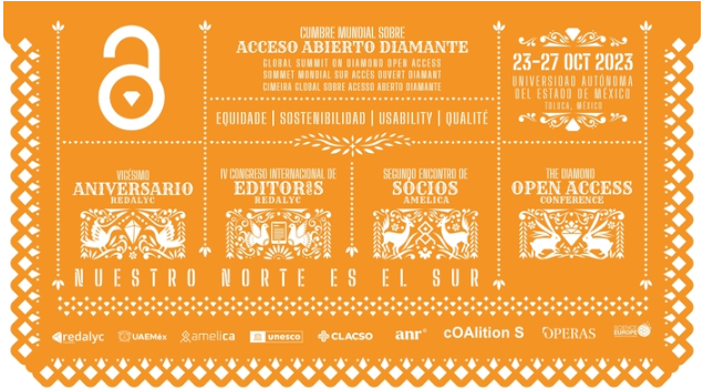  Cumbre mundial sobre Acceso Abierto Diamante. Del 23 al 27 de octubre (Toluca, México)