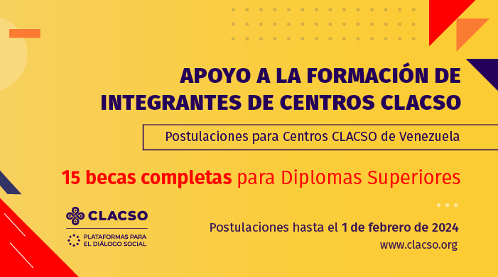  Apoyo a la formación de integrantes de Centros CLACSO Venezuela