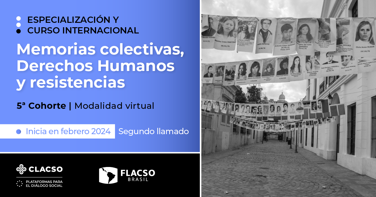  Memorias colectivas, Derechos Humanos y resistencias