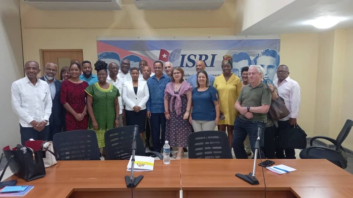  Intercambio con David Comissiong en La Habana