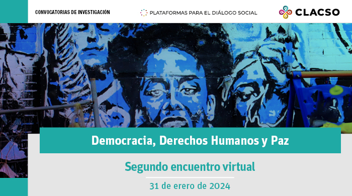  2do encuentro virtual Democracia, Derechos Humanos y Paz