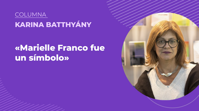  «Marielle Franco fue un símbolo»