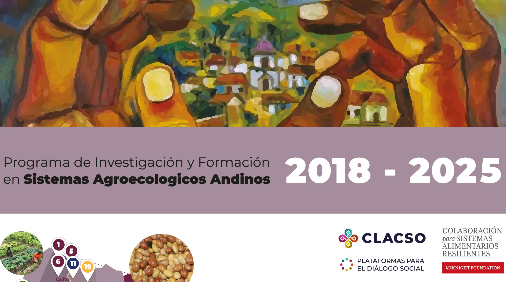  Infografía de los proyectos en sistemas agroecológicos andinos:                                        25 proyectos en 2018-2025