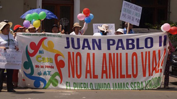  La Justicia Ambiental y los ciudadanos afectados por el proyecto Anillo Vial Periférico en Lima