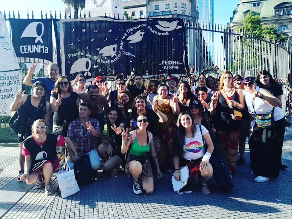  Madres de Plaza de Mayo contra la intervención de su Universidad