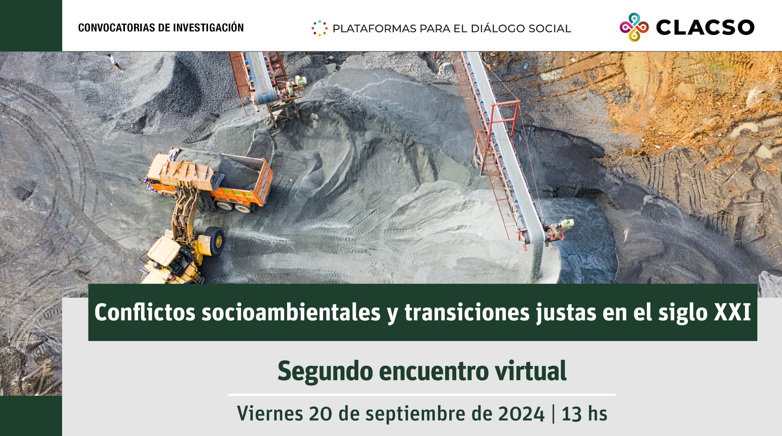  Segundo encuentro virtual de Conflictos socioambientales y transiciones justas en el siglo XXI