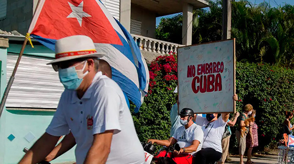  Rotundo rechazo al bloqueo a Cuba