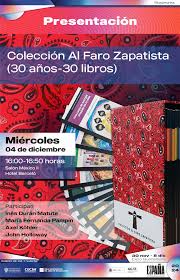  Colección Al Faro Zapatista en la FIL Guadalajara