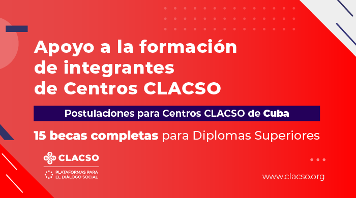  Apoyo a la formación de integrantes de Centros CLACSO Cuba